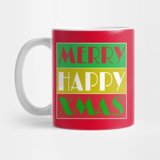 Merry Happy Xmas - Back Mug